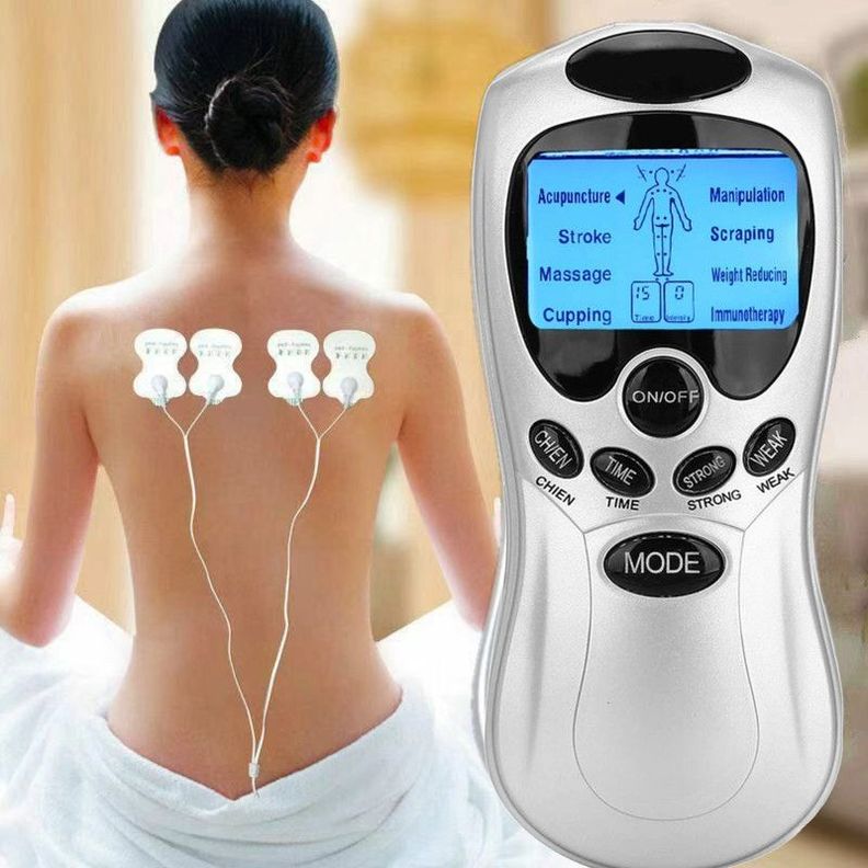 Masajeador Pulso Terapia Pantalla LCD Corporal Alivio Lau-3