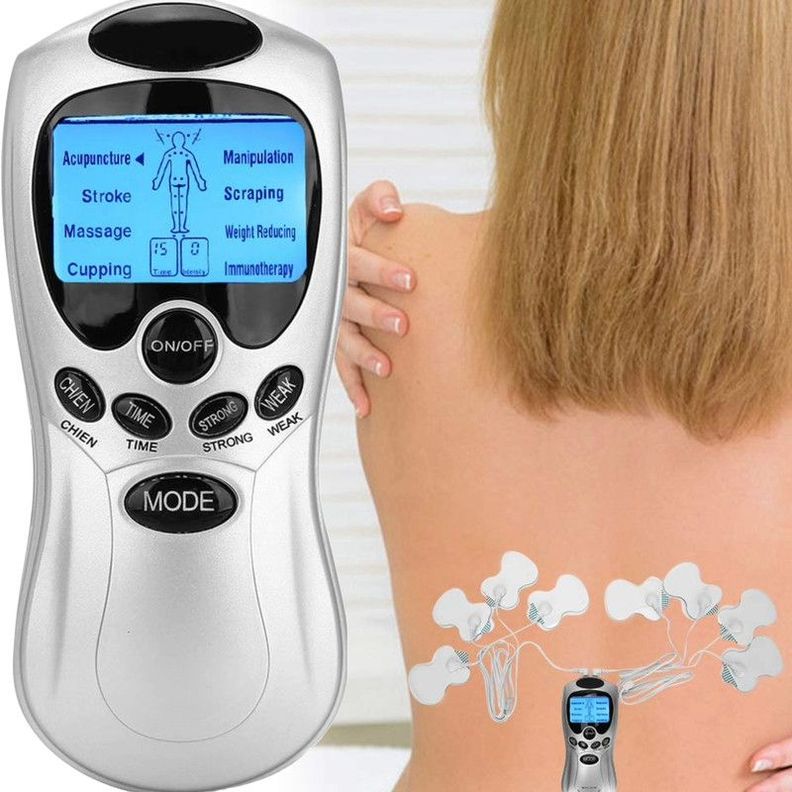 Masajeador Pulso Terapia Pantalla LCD Corporal Alivio Lau-4