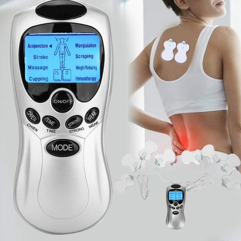 Masajeador Pulso Terapia Pantalla LCD Corporal Alivio Lau-7
