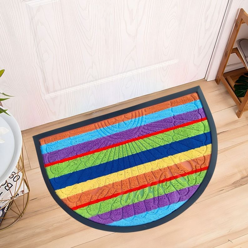Set de 4 Alfombra Arcoiris Hogar Entrada Antideslizante Jhn-4