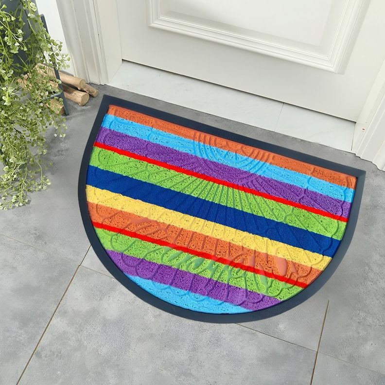 Set de 4 Alfombra Arcoiris Hogar Entrada Antideslizante Jhn-5