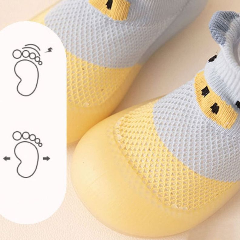 Set de 2 Zapato Antideslizante Calcetín Bebé Suave Jhn-1