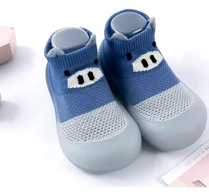 Set de 2 Zapato Antideslizante Calcetín Bebé Suave Jhn-5
