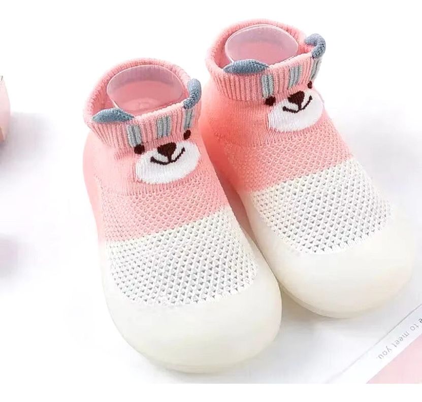 Set de 2 Zapato Antideslizante Calcetín Bebé Suave Jhn-7
