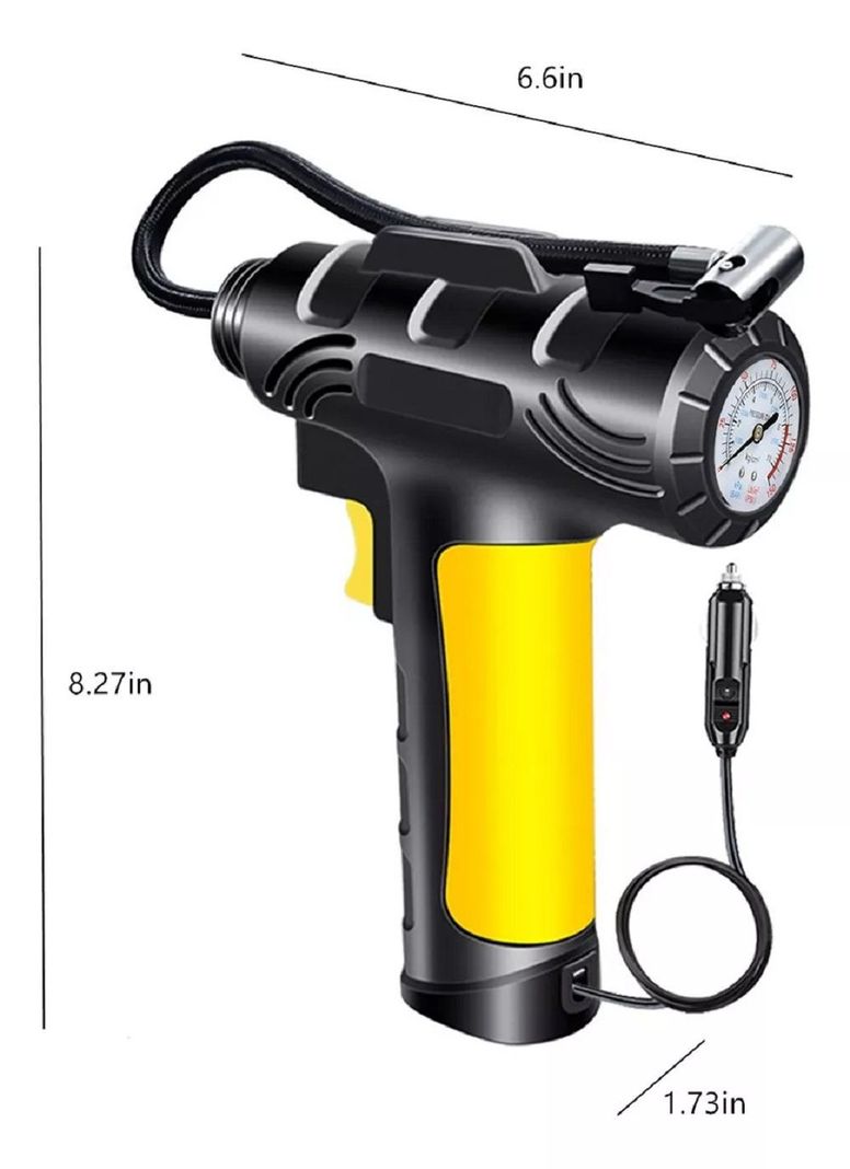 Compresor Vehiculo Inflador Inalambrico 12V Lau-1