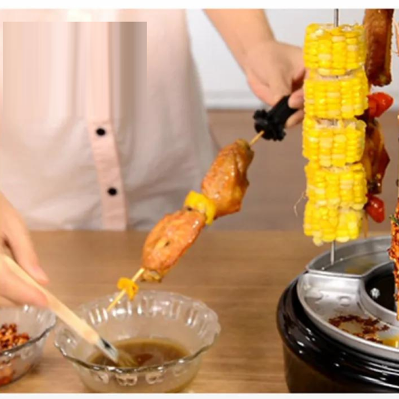 Horno Giratorio Vertical Encimera Asadora Shawarma Lau-3