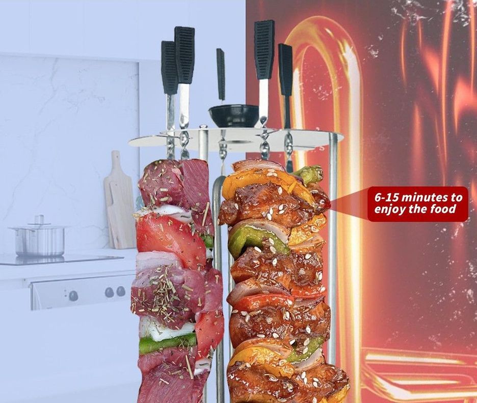 Horno Giratorio Vertical Encimera Asadora Shawarma Lau-6