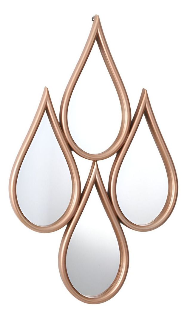 Espejo Decorativo Enmarcado Estilo Europeo Forma Gotas Jhn-0