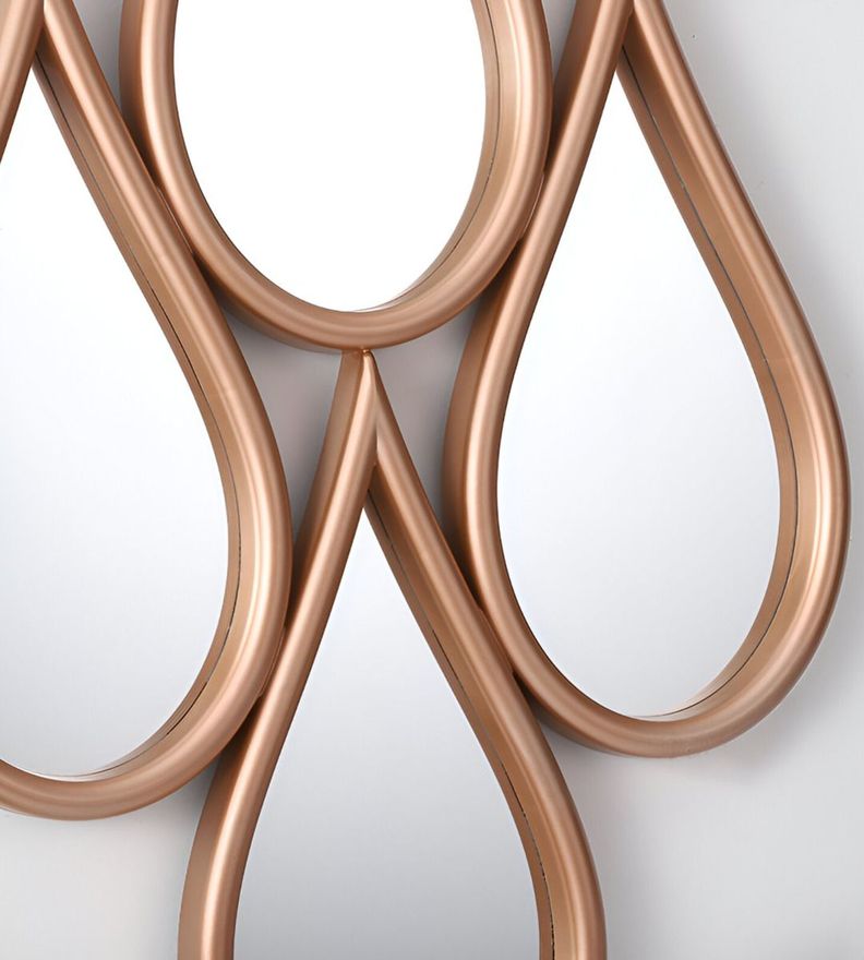 Espejo Decorativo Enmarcado Estilo Europeo Forma Gotas Jhn-1