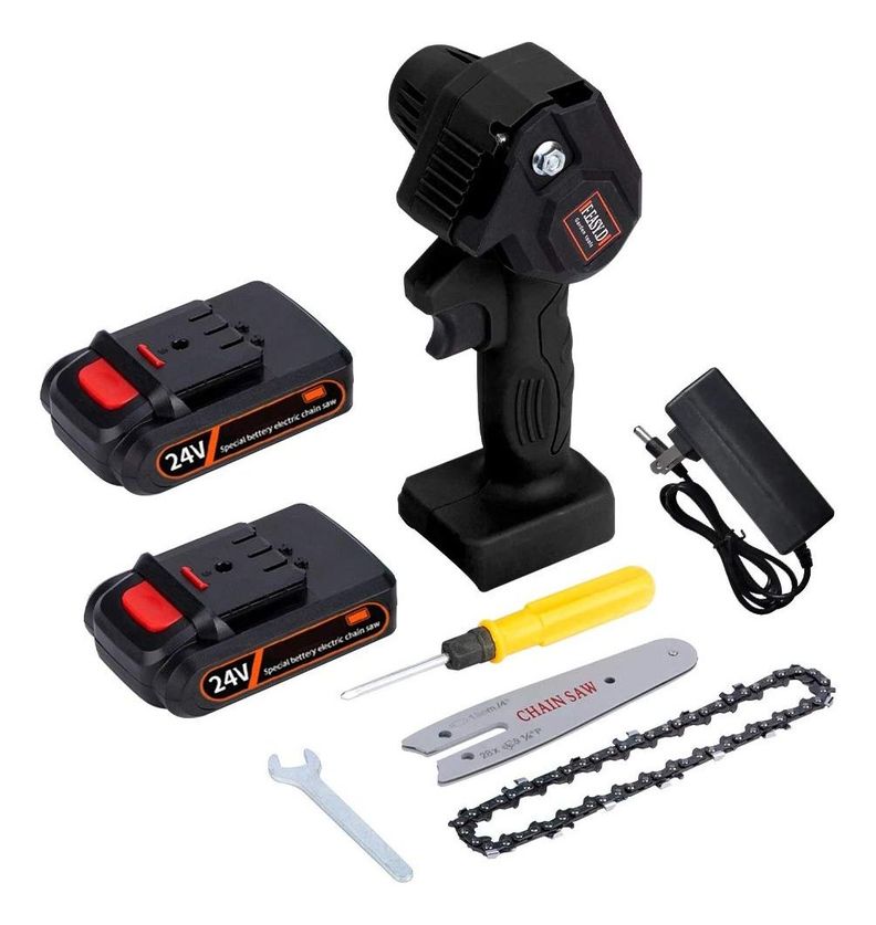 Motosierra Portátil Inalámbrica 24V Eléctrica 4 Pulgadas Jhn-1
