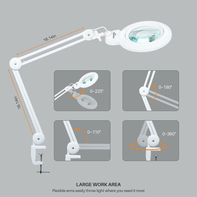 Lampara Brazo Giratorio Multifuncional Esteticista Spa Lau-5