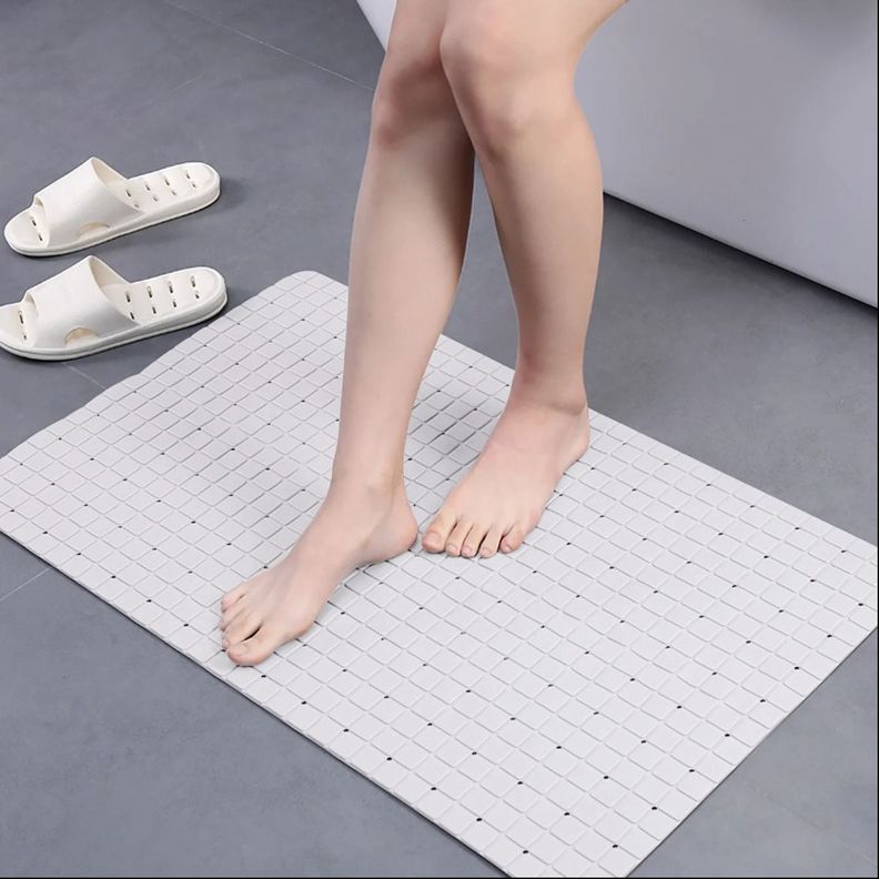 Set 2 Alfombra Antideslizante Baño Ducha Drenaje Suave Jhn-5