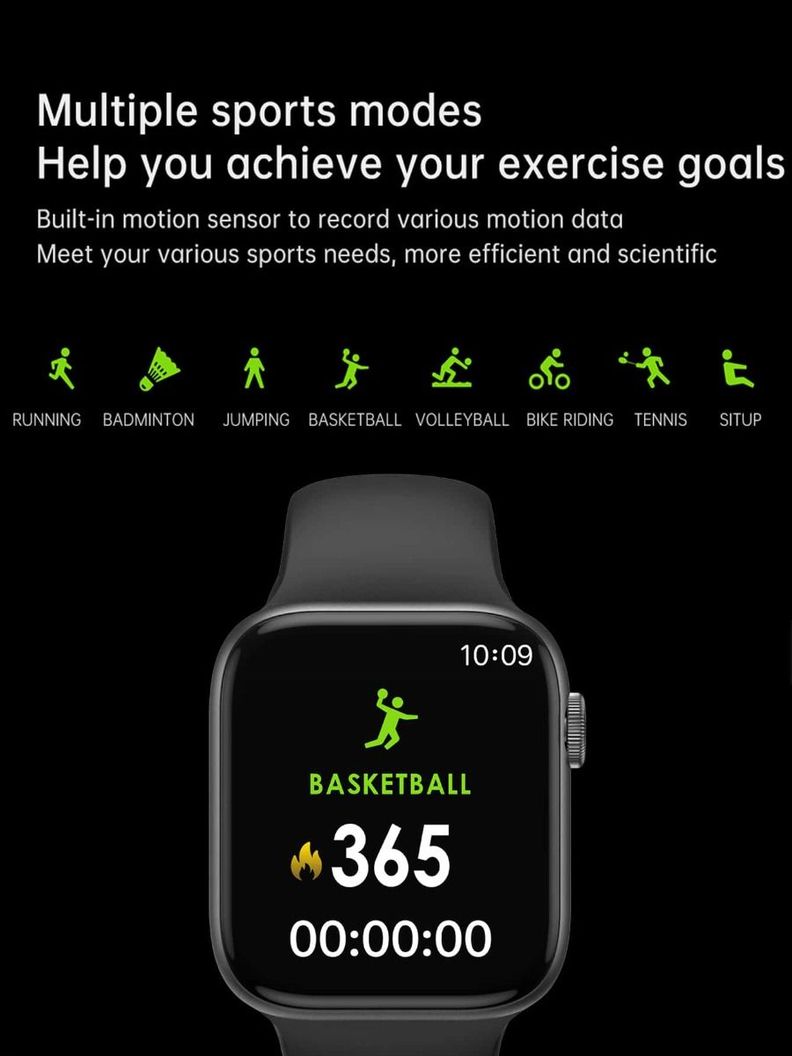 Reloj Smartwatch Bluetooth Msj Llamadas Táctil Fitness Jhn-5