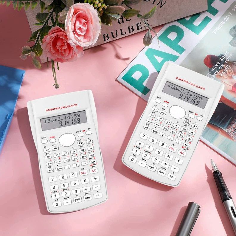 Set 3 Calculadora Cientifica 82MS-D Estudio Oficina Lau-5
