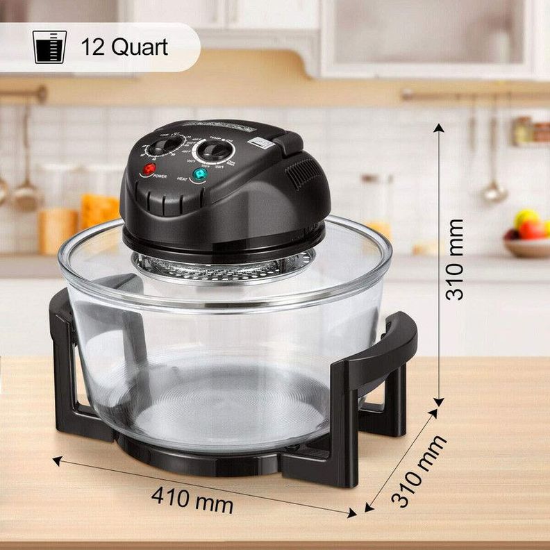 Freidora Aire Transparente Capacidad 12L Cocina Freir Lau-8