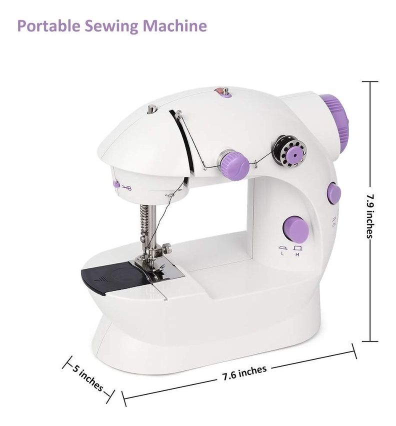 Mini Máquina Coser Principiantes Niños Portátil Hogar Jhn-1