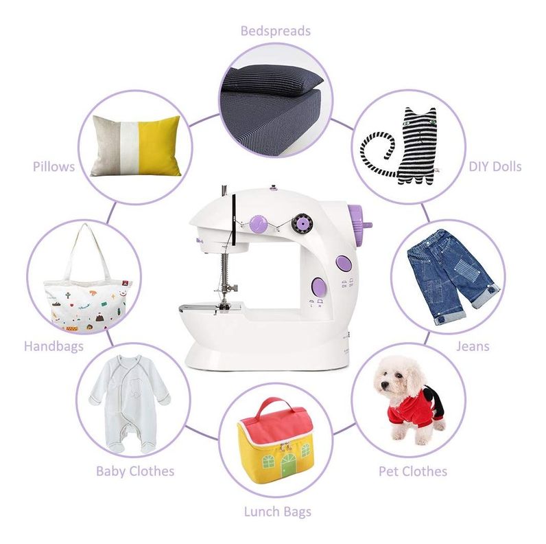 Mini Máquina Coser Principiantes Niños Portátil Hogar Jhn-4