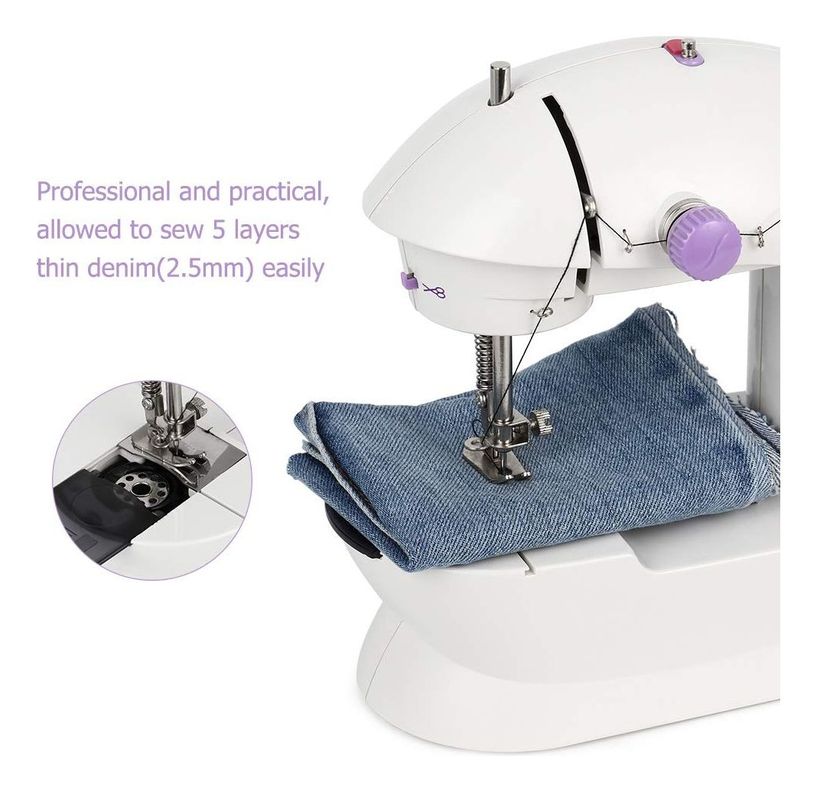 Mini Máquina Coser Principiantes Niños Portátil Hogar Jhn-7