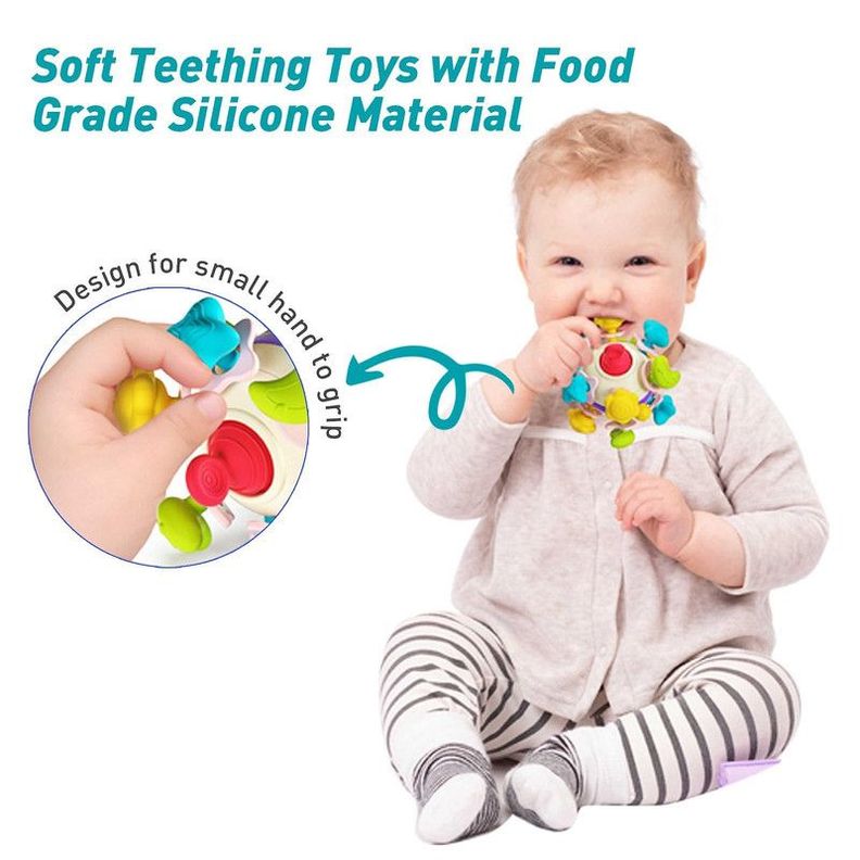 Juguete Denticion Multisensorial Gateo Agarre Bebes Lau-2