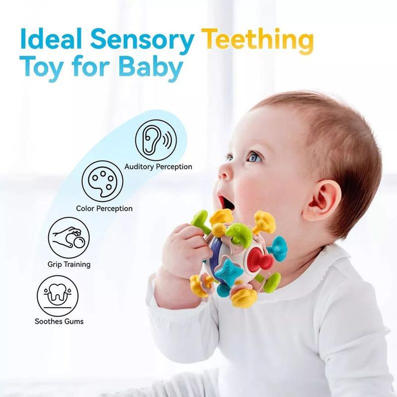 Juguete Denticion Multisensorial Gateo Agarre Bebes Lau-4