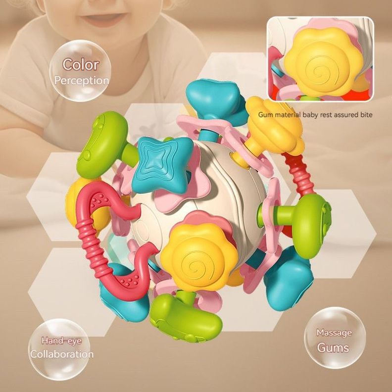 Juguete Denticion Multisensorial Gateo Agarre Bebes Lau-7