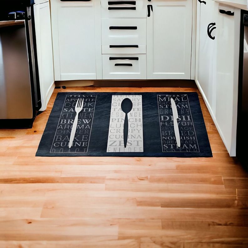 Alfombra Cocina 2 Piezas Antideslizante PVC Estampado Jhn-2