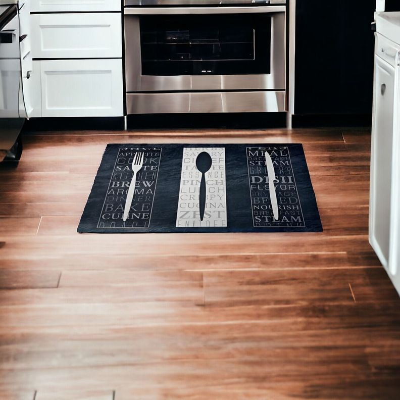 Alfombra Cocina 2 Piezas Antideslizante PVC Estampado Jhn-3
