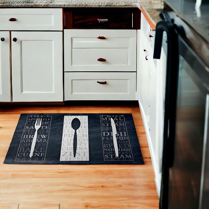 Alfombra Cocina 2 Piezas Antideslizante PVC Estampado Jhn-4