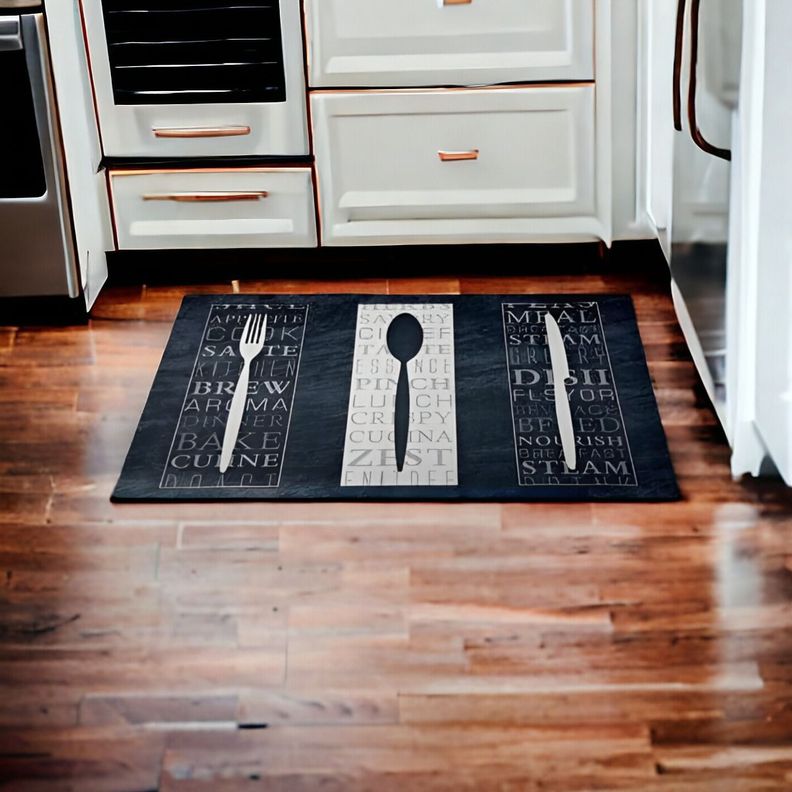 Alfombra Cocina 2 Piezas Antideslizante PVC Estampado Jhn-5