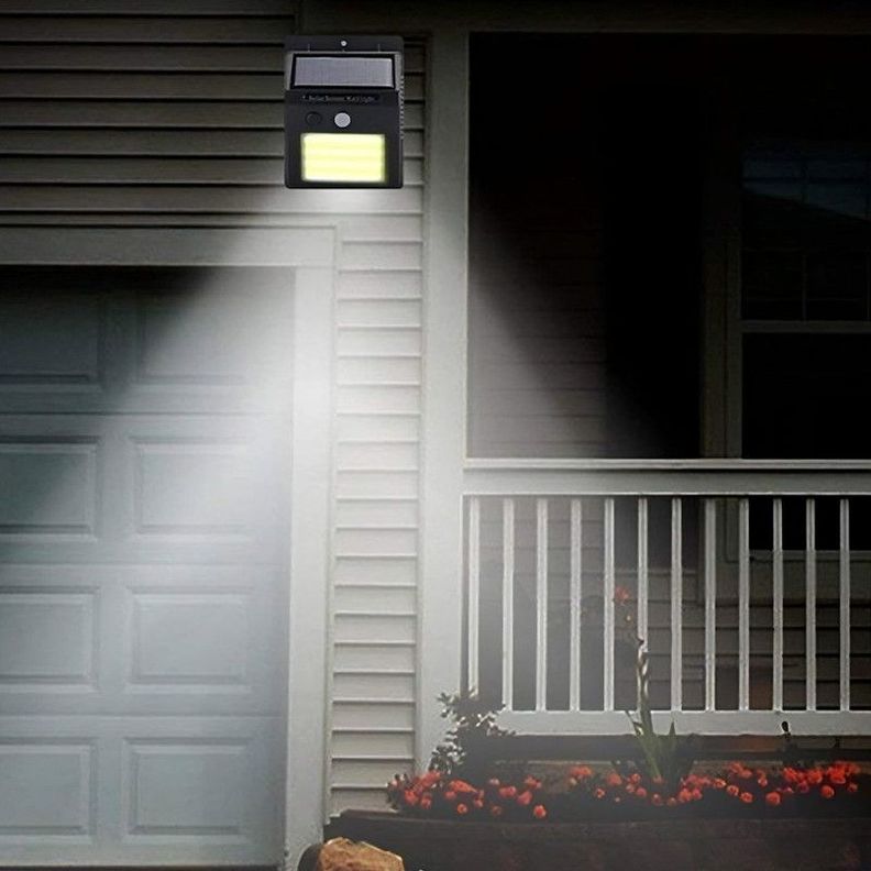 Set 2 Luces LED Pared Sensor Movimiento Solar de 20 Lau-2