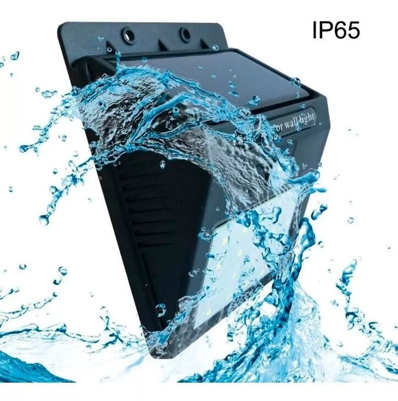 Set 2 Luces LED Pared Sensor Movimiento Solar de 20 Lau-7