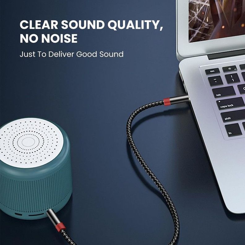 Cable Audio Auxiliar Musica Telefono Tablet Parlante Lau-2