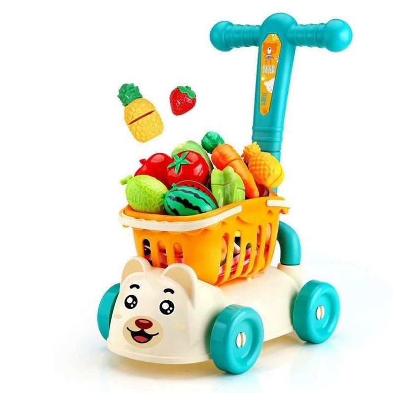 Juguete Carrito Compra Market Cochecito Infantil Niños Lau-0