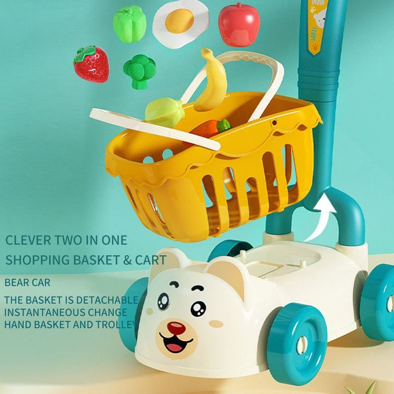 Juguete Carrito Compra Market Cochecito Infantil Niños Lau-5