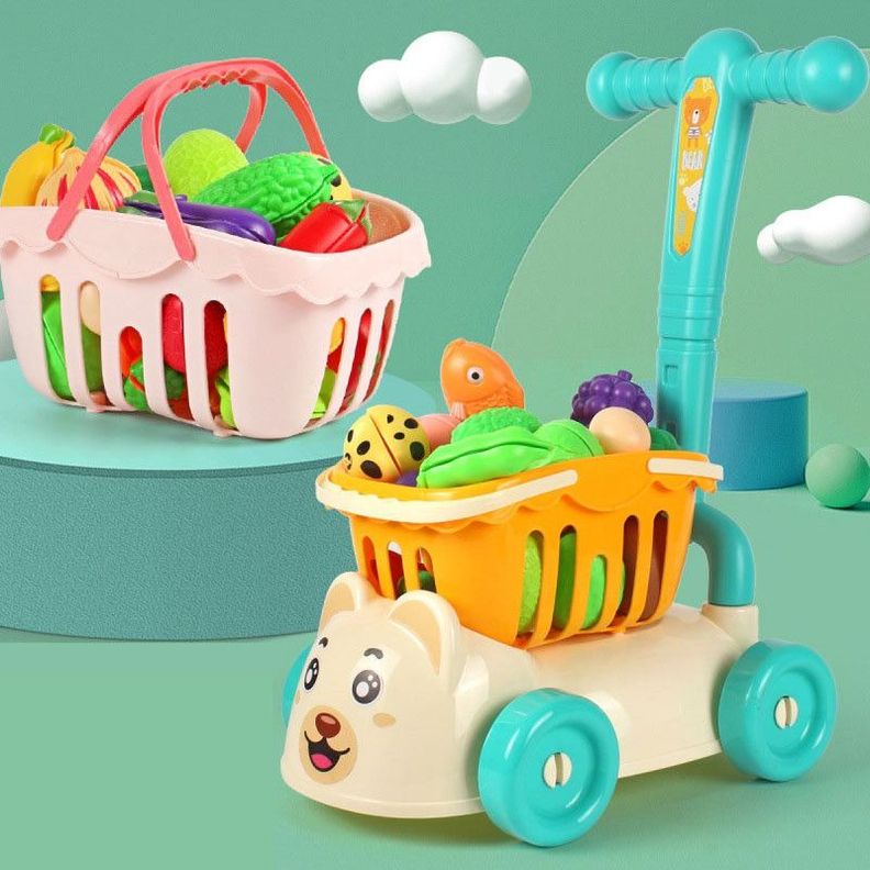 Juguete Carrito Compra Market Cochecito Infantil Niños Lau-7
