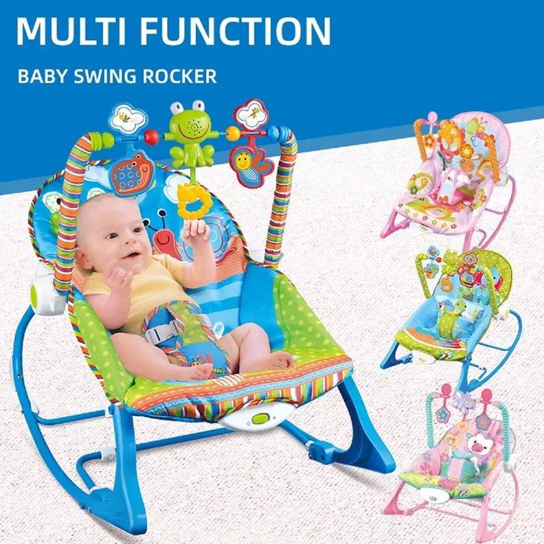 Silla Mecedora Vibracion 3en1 Musical Relajante Bebes Lau-6
