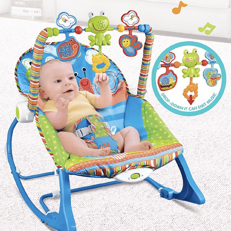 Silla Mecedora Vibracion 3en1 Musical Relajante Bebes Lau-7