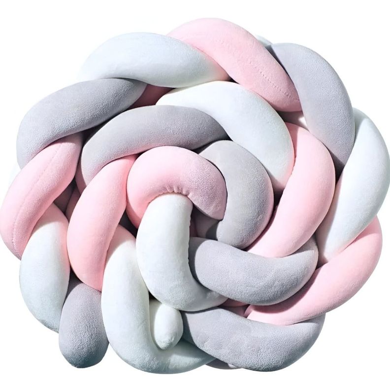 Trenza Cojín Seguridad Para Cuna Bebes Protección Jhn-0
