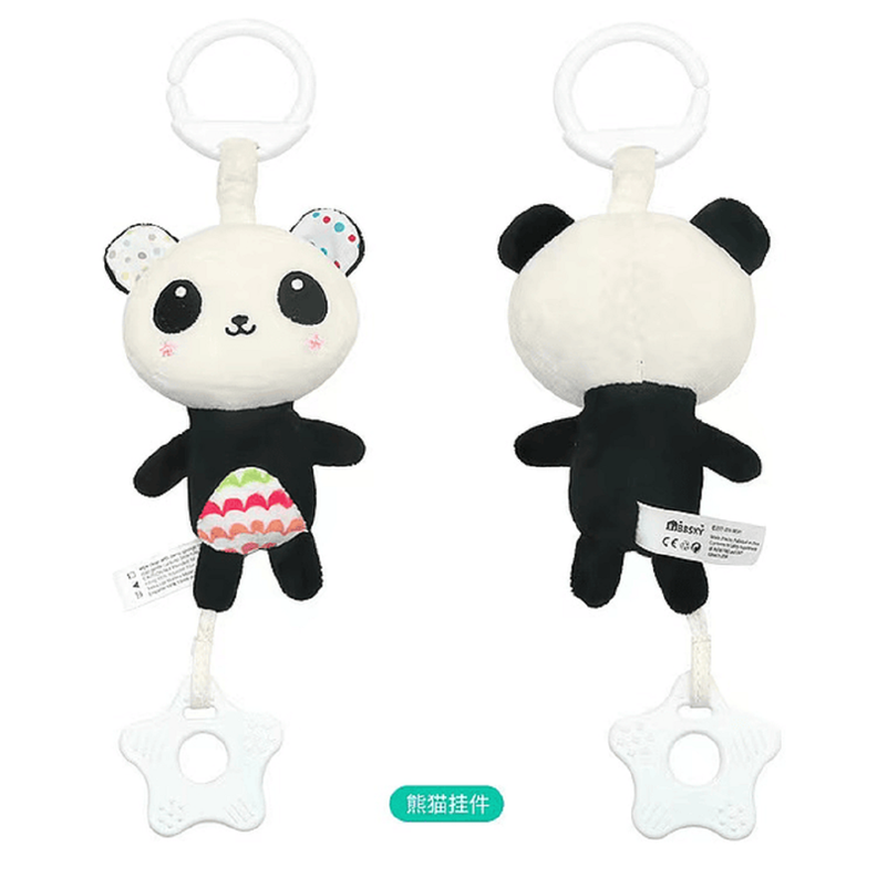 Set 2 Sonajero Peluche Juguete Felpa Coche Cuna Bebes Lau-8