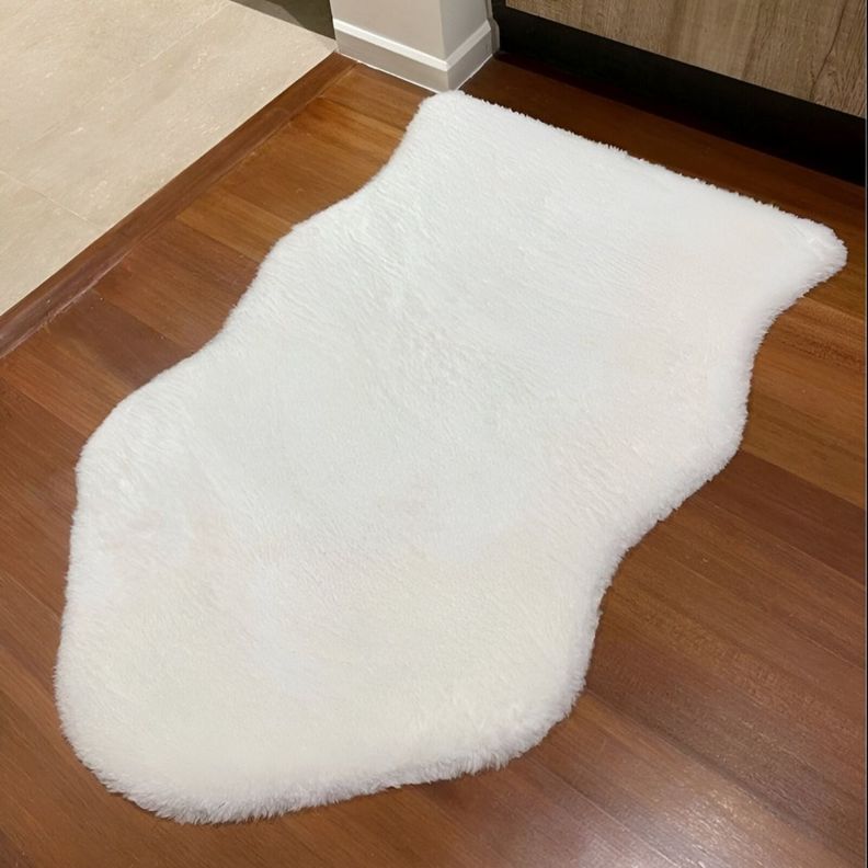 Set de 2 Alfombra Pelo Sintético Lavable Lujo Jhn-5