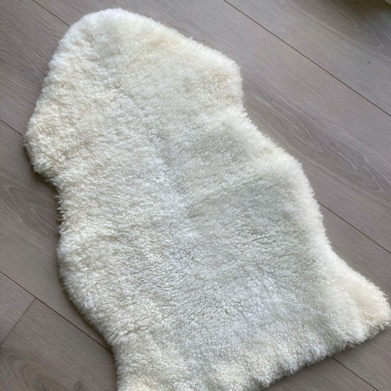 Set de 2 Alfombra Pelo Sintético Lavable Lujo Jhn-7