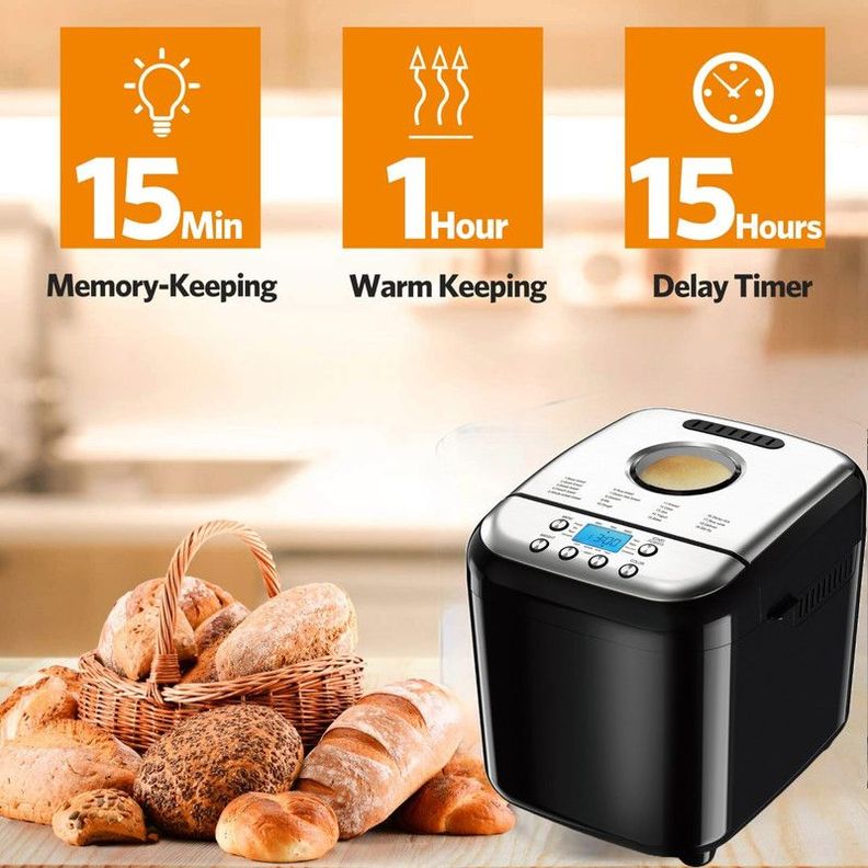 Maquina Panificadora Digital Cocina Elegante Moderno Lau-5