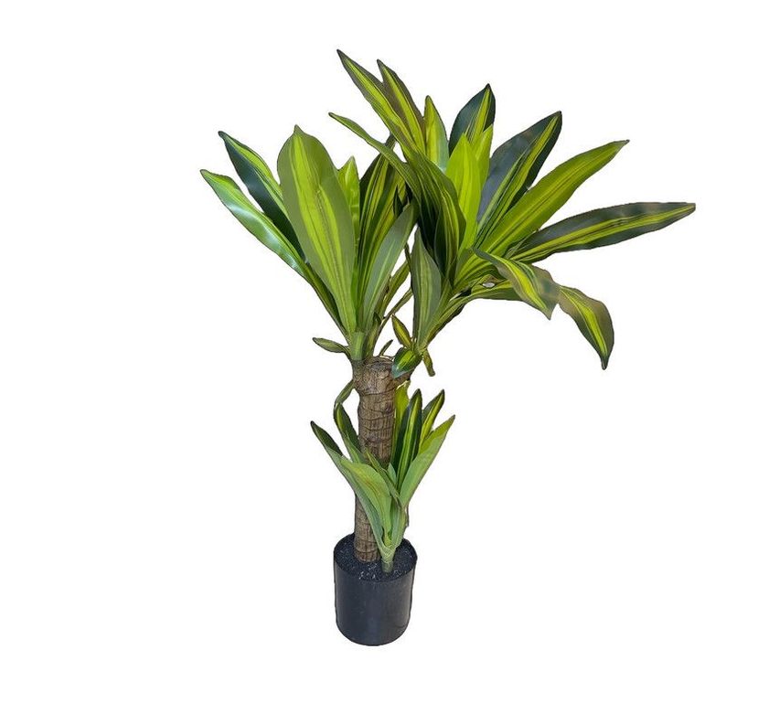 Flor Planta Artificial Dracaena Arbol Decoracion Real Lau-0