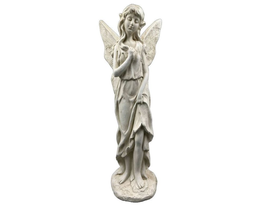Estatua Escultural Angel Jardin Decoracion Adorno Lau-0