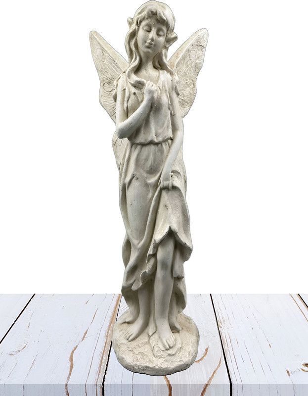 Estatua Escultural Angel Jardin Decoracion Adorno Lau-2