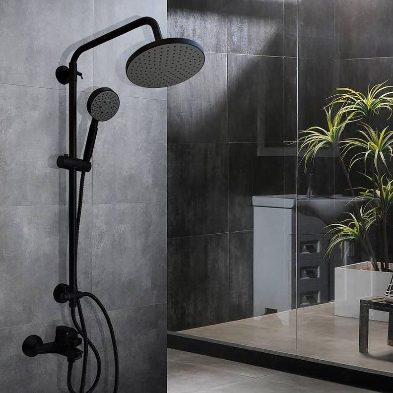 Columna Ducha Negro Mate 3 Funciones Acero Inoxidable Jhn-4