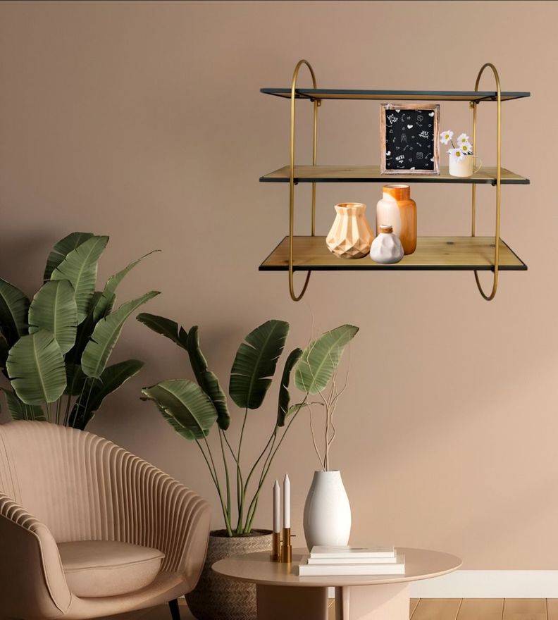 Estante Pared Flotante Decorativo Colgante Exhibición Jhn-8