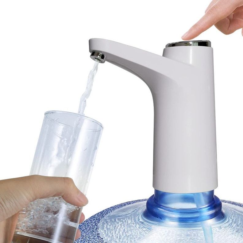 Dispensandor Bomba Agua Recargable USB Hogar Oficina Lau-2