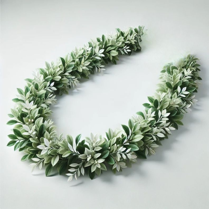 Set de 2 Plantas Artificiales Guirnaldas Eucalipto Hoja Jhn-9
