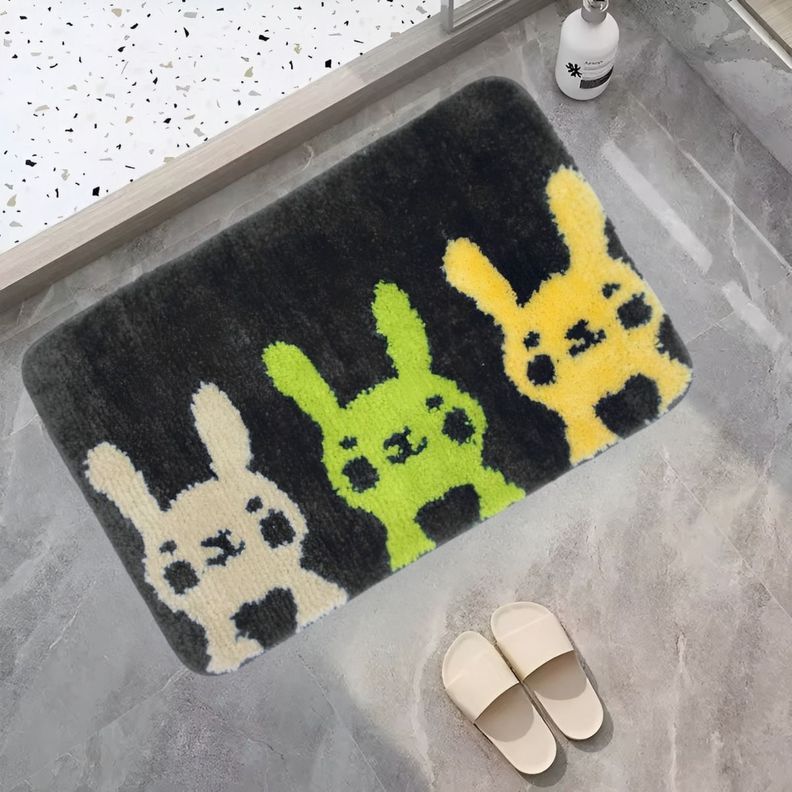 Alfombra Baño Absorbente Antideslizante Microfibra Jhn-4